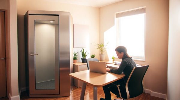 Optimisez votre espace de travail avec une cabine phone box mobile